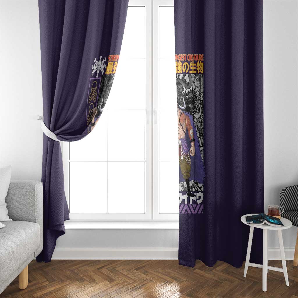 Kaido One Piece Window Curtain Japan Anime Style - The Mazicc