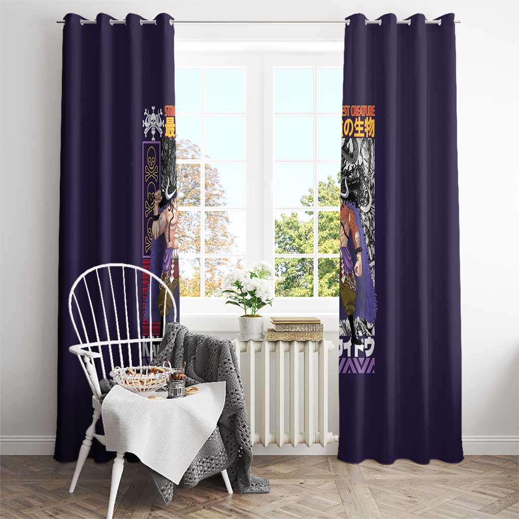 Kaido One Piece Window Curtain Japan Anime Style - The Mazicc