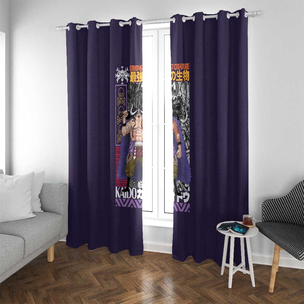 Kaido One Piece Window Curtain Japan Anime Style - The Mazicc