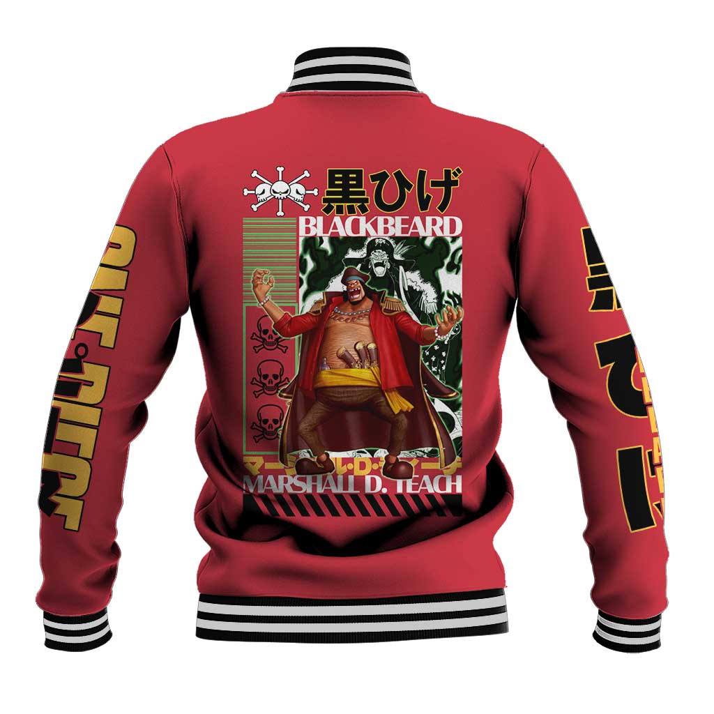 Marshall D. Teach One Piece Baseball Jacket Japan Anime Style - The Mazicc