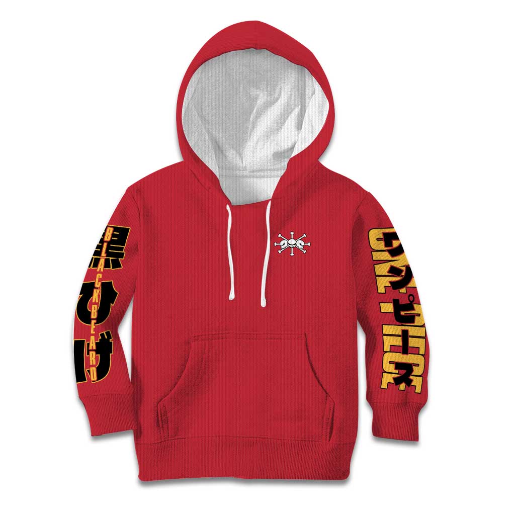Marshall D. Teach One Piece Kid Hoodie Japan Anime Style - The Mazicc