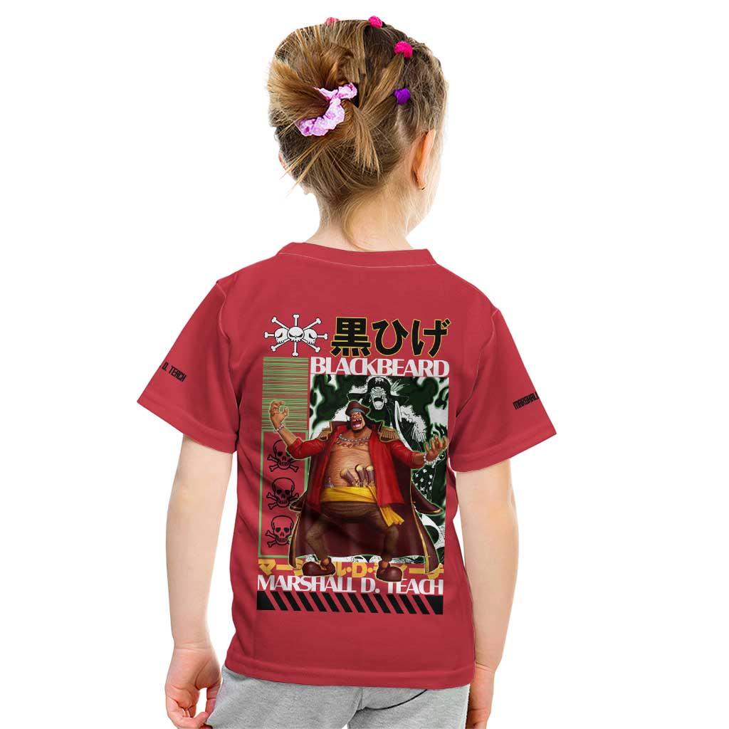 Marshall D. Teach One Piece Kid T Shirt Japan Anime Style - The Mazicc