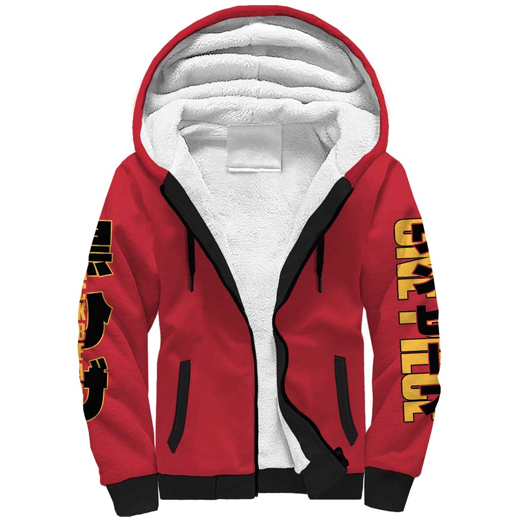 Marshall D. Teach One Piece Sherpa Hoodie Japan Anime Style - The Mazicc