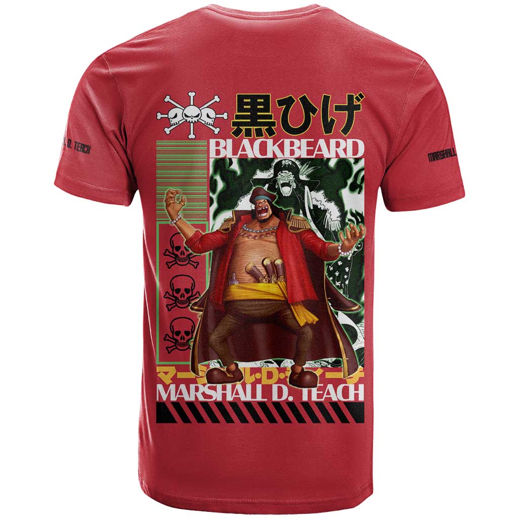 Marshall D. Teach One Piece T Shirt Japan Anime Style - The Mazicc