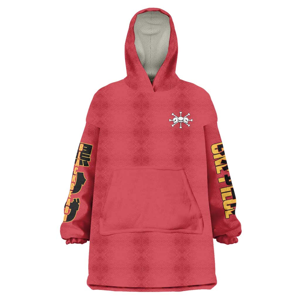 Marshall D. Teach One Piece Wearable Blanket Hoodie Japan Anime Style - The Mazicc