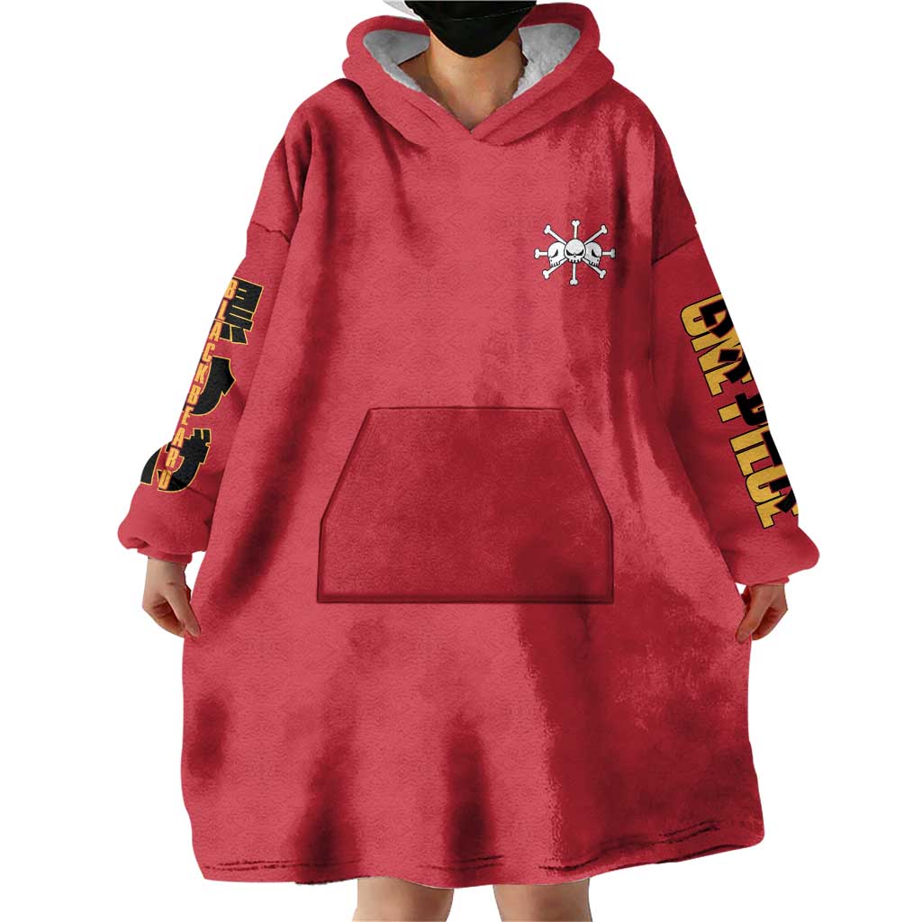 Marshall D. Teach One Piece Wearable Blanket Hoodie Japan Anime Style - The Mazicc