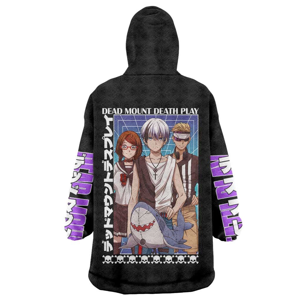 Dead Mount Death Play Wearable Blanket Hoodie Japan Anime Style - The Mazicc