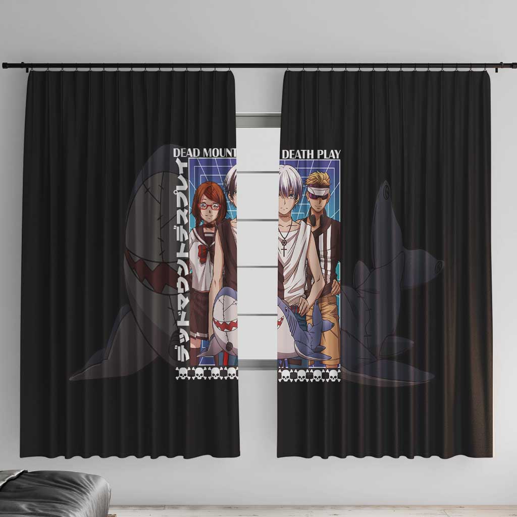 Dead Mount Death Play Window Curtain Japan Anime Style - The Mazicc