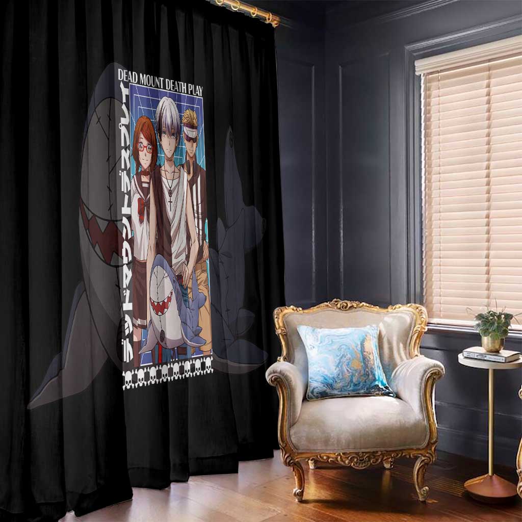 Dead Mount Death Play Window Curtain Japan Anime Style - The Mazicc