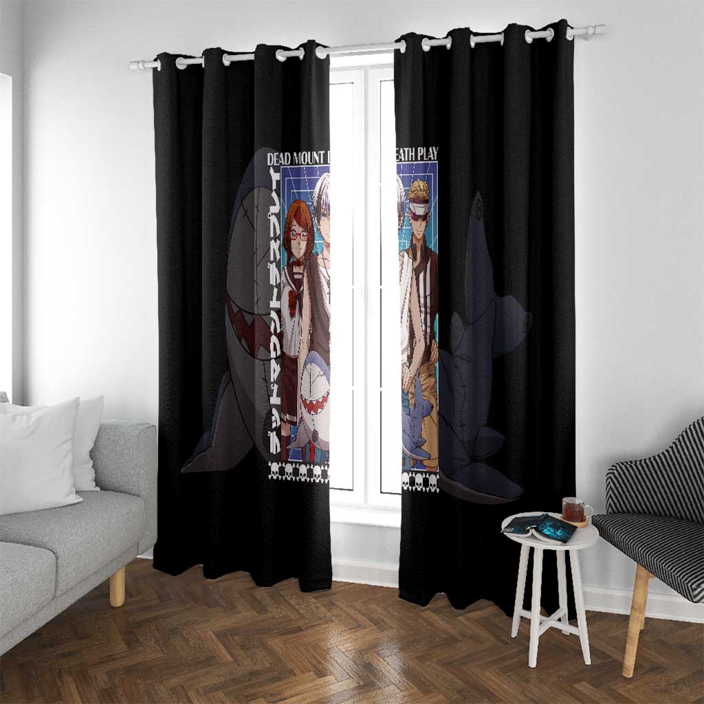 Dead Mount Death Play Window Curtain Japan Anime Style - The Mazicc