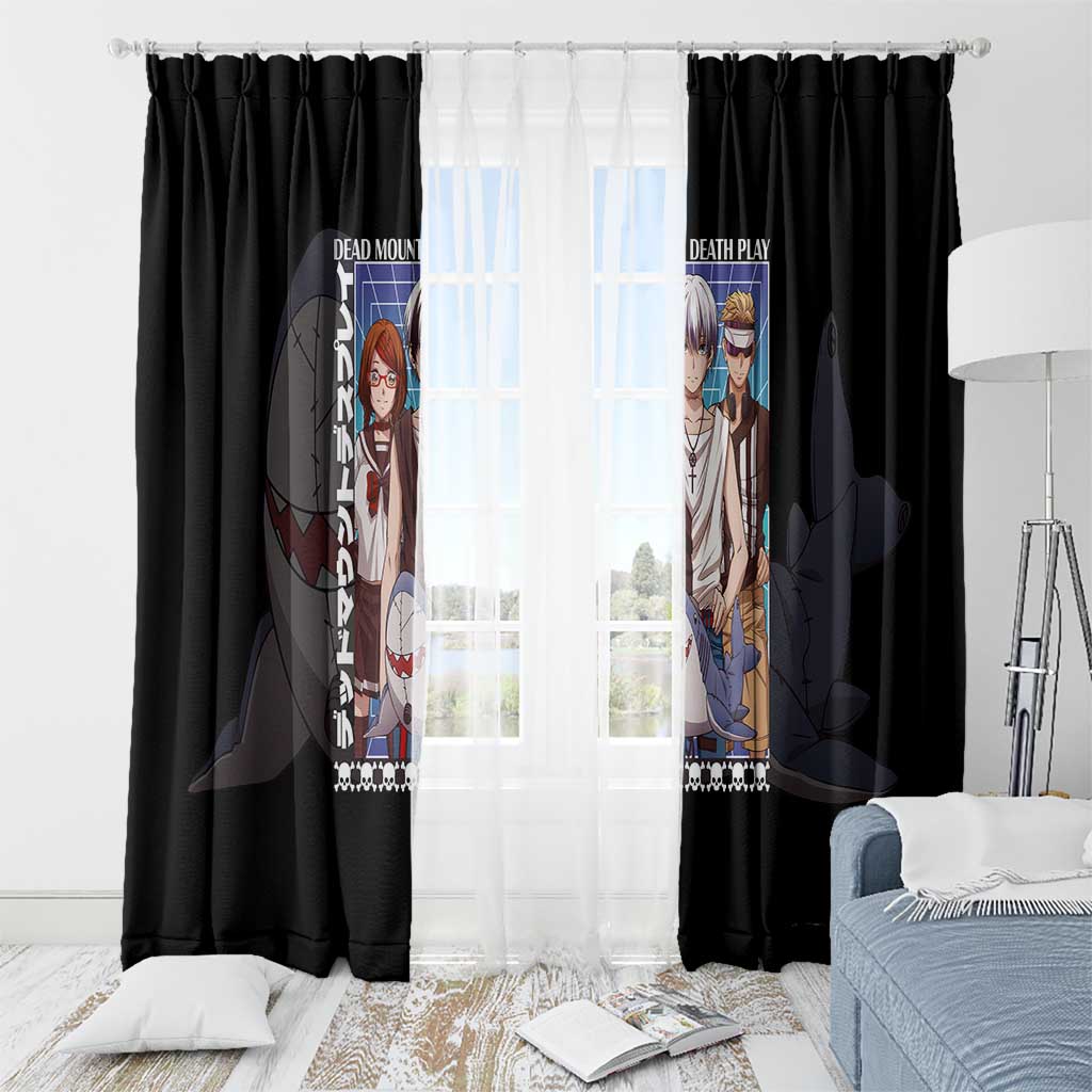 Dead Mount Death Play Window Curtain Japan Anime Style - The Mazicc