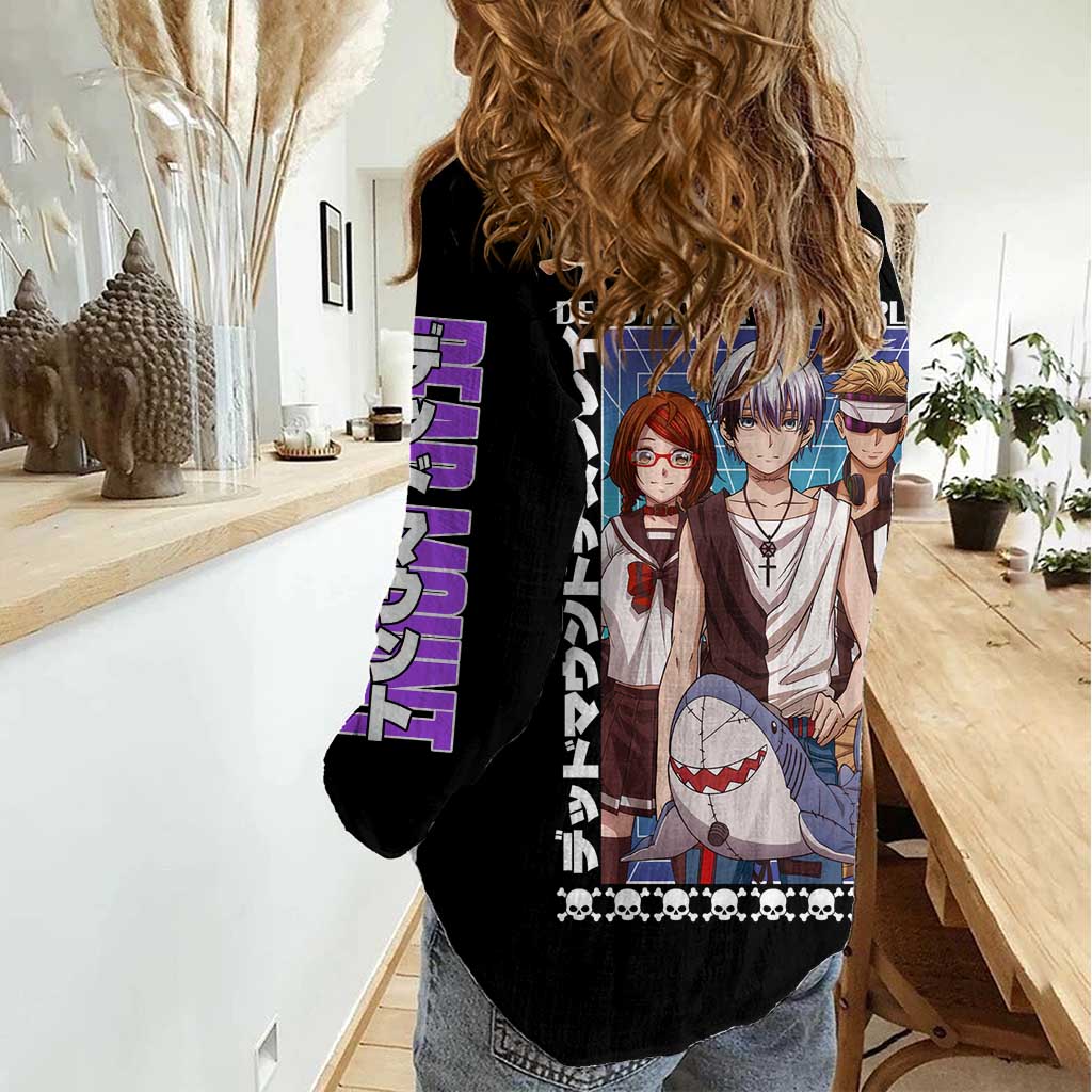Dead Mount Death Play Women Casual Shirt Japan Anime Style - The Mazicc