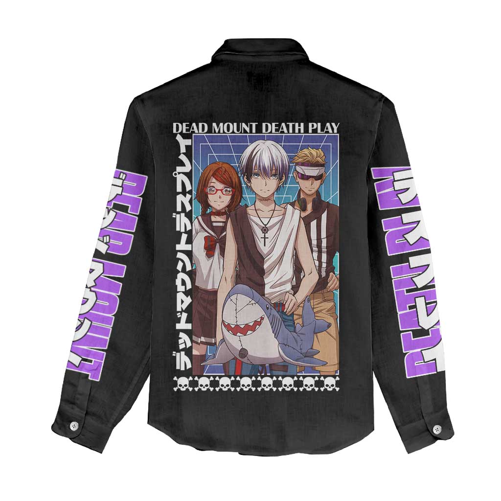 Dead Mount Death Play Women Casual Shirt Japan Anime Style - The Mazicc