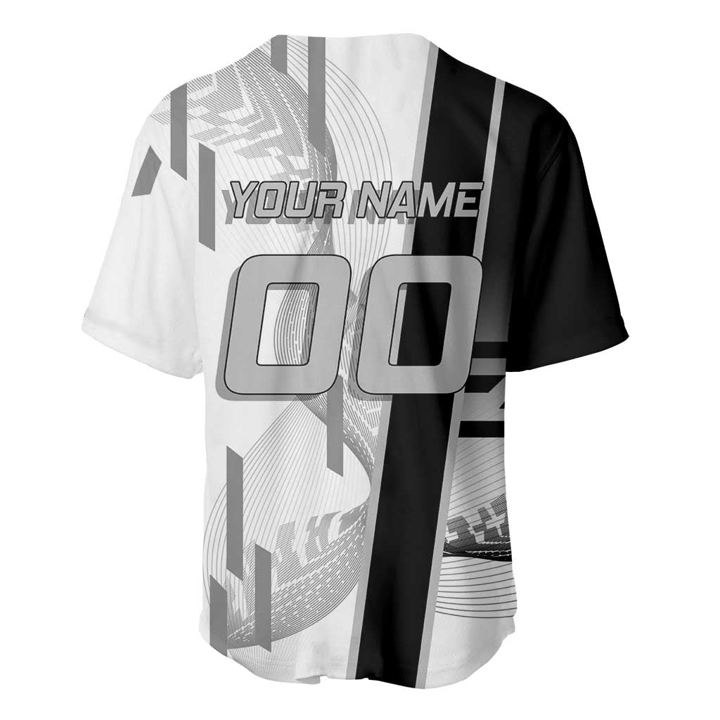 Personalized Obanai Iguro Demon Slayer Badminton Baseball Jersey with Racket Action Pose and Black White Graphic Design - The Mazicc