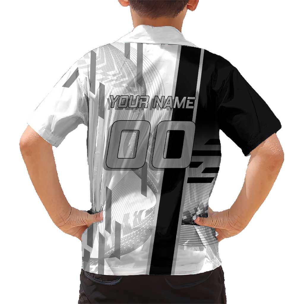 Personalized Obanai Iguro Demon Slayer Badminton Family Matching Summer Maxi Dress and Hawaiian Shirt with Racket Action Pose and Black White Graphic Design