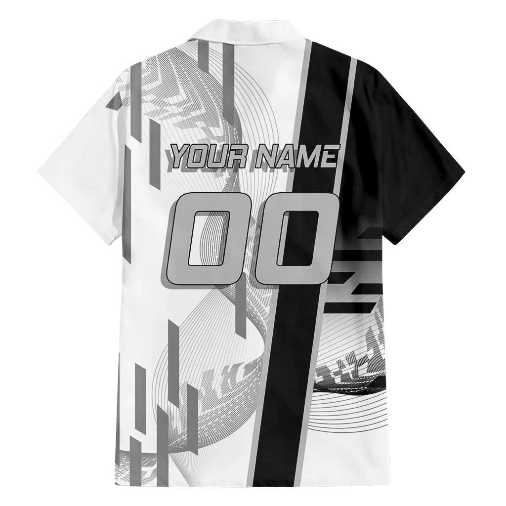 Personalized Obanai Iguro Demon Slayer Badminton Family Matching Summer Maxi Dress and Hawaiian Shirt with Racket Action Pose and Black White Graphic Design