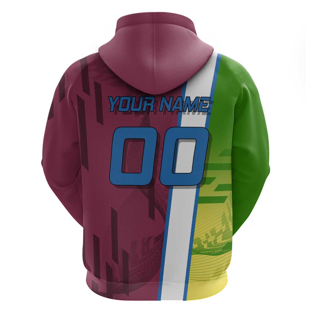 Personalized Giyuu Tomioka Demon Slayer Badminton Theme Hoodie with Racket Action Pose and Tricolor Graphic Design - The Mazicc