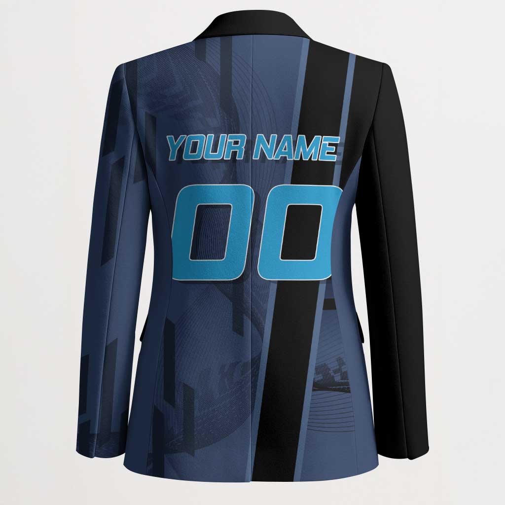Personalized Inosuke Blue Lock Blazer Crossover Badminton Design with Action Pose - The Mazicc