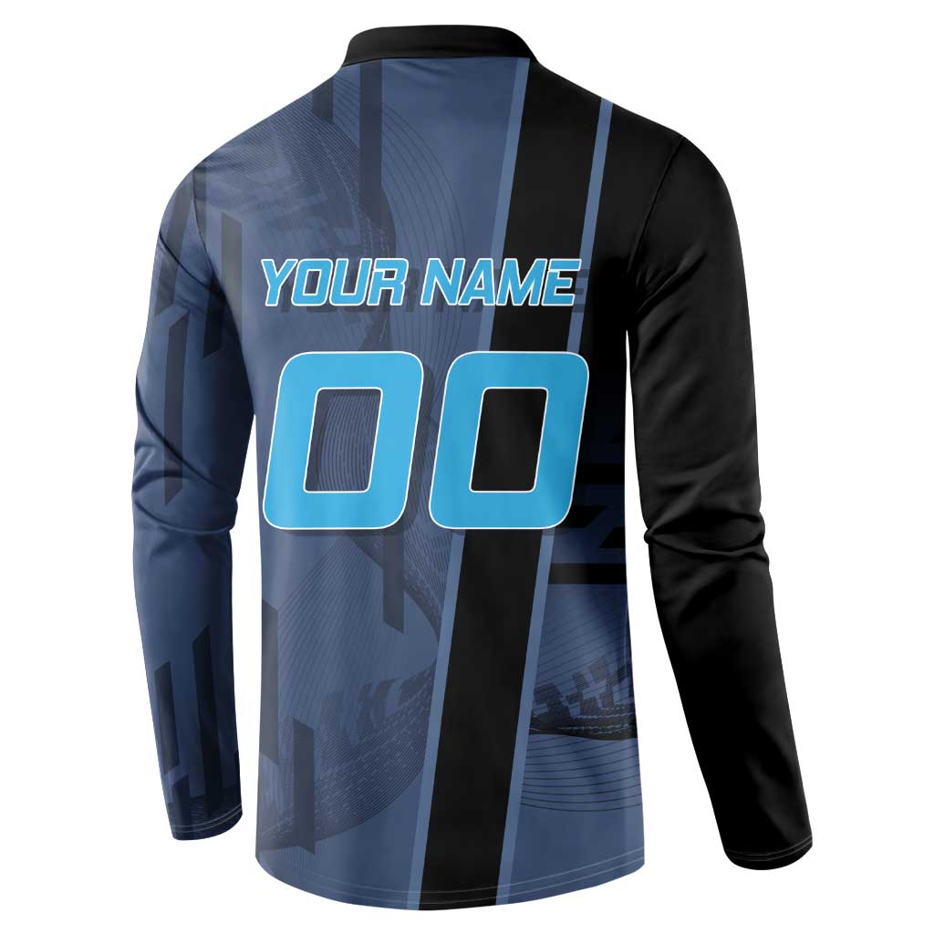 Personalized Inosuke Blue Lock Button Sweatshirt Crossover Badminton Design with Action Pose - The Mazicc