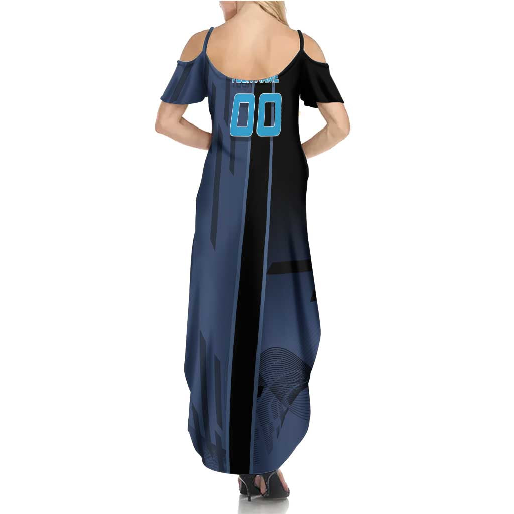 Personalized Inosuke Blue Lock Family Matching Summer Maxi Dress and Hawaiian Shirt Crossover Badminton Design with Action Pose