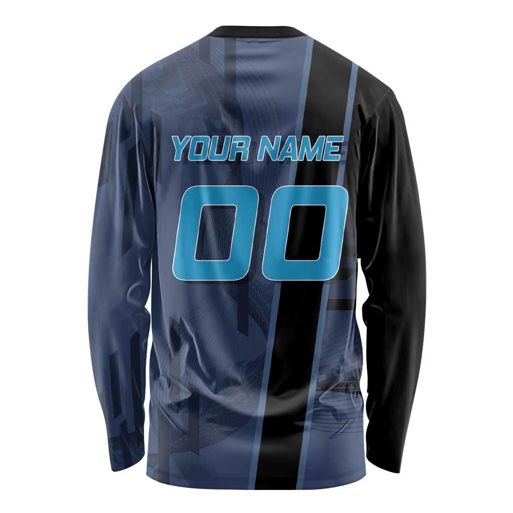 Personalized Inosuke Blue Lock Long Sleeve Shirt Crossover Badminton Design with Action Pose - The Mazicc