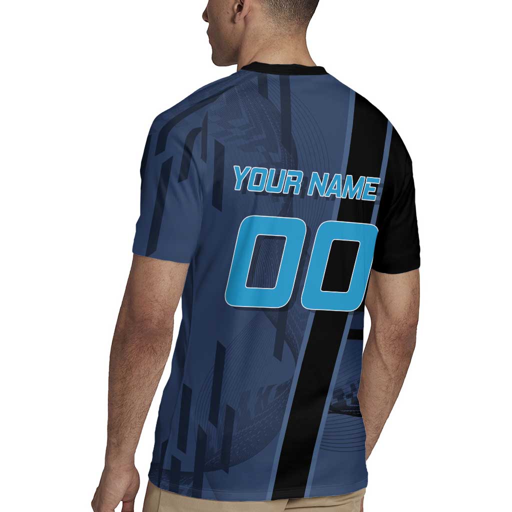 Personalized Inosuke Blue Lock Rugby Jersey Crossover Badminton Design with Action Pose - The Mazicc