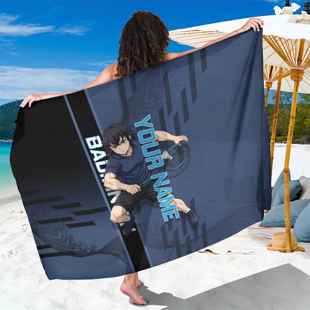 Personalized Inosuke Blue Lock Sarong Crossover Badminton Design with Action Pose - The Mazicc