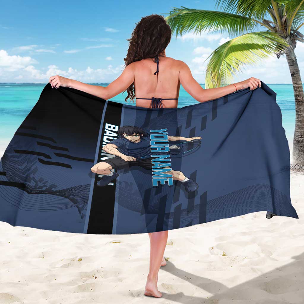 Personalized Inosuke Blue Lock Sarong Crossover Badminton Design with Action Pose - The Mazicc