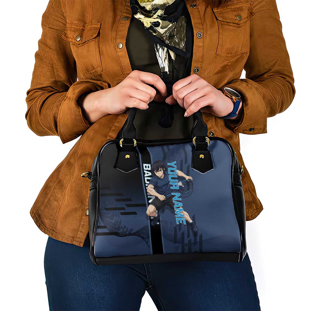 Personalized Inosuke Blue Lock Shoulder Handbag Crossover Badminton Design with Action Pose - The Mazicc