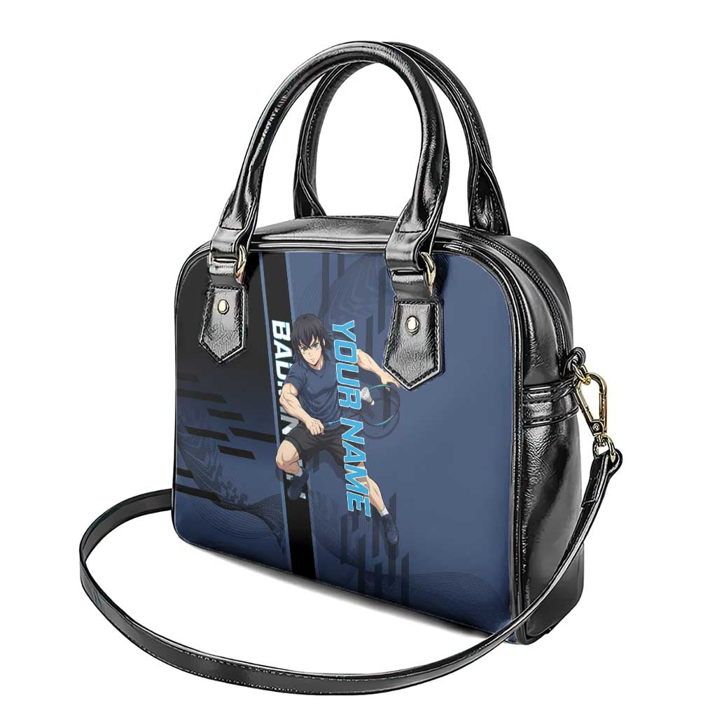Personalized Inosuke Blue Lock Shoulder Handbag Crossover Badminton Design with Action Pose - The Mazicc