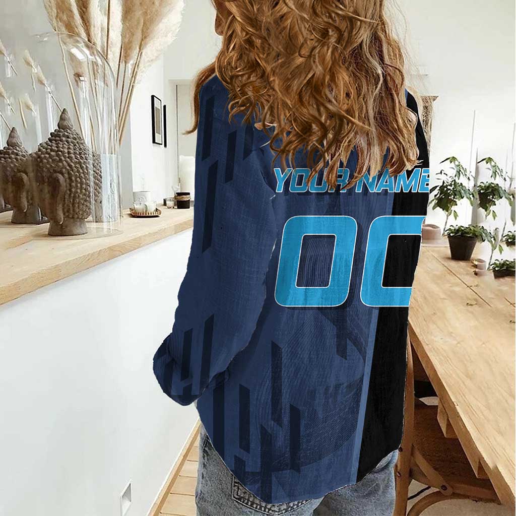 Personalized Inosuke Blue Lock Women Casual Shirt Crossover Badminton Design with Action Pose - The Mazicc