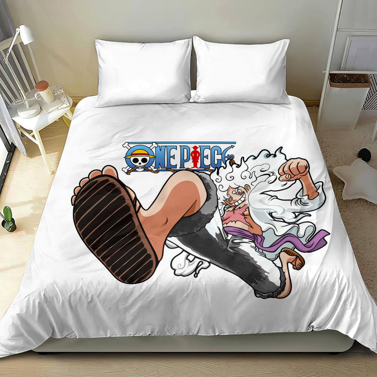 Luffy Gear 5 Nika Bedding Set