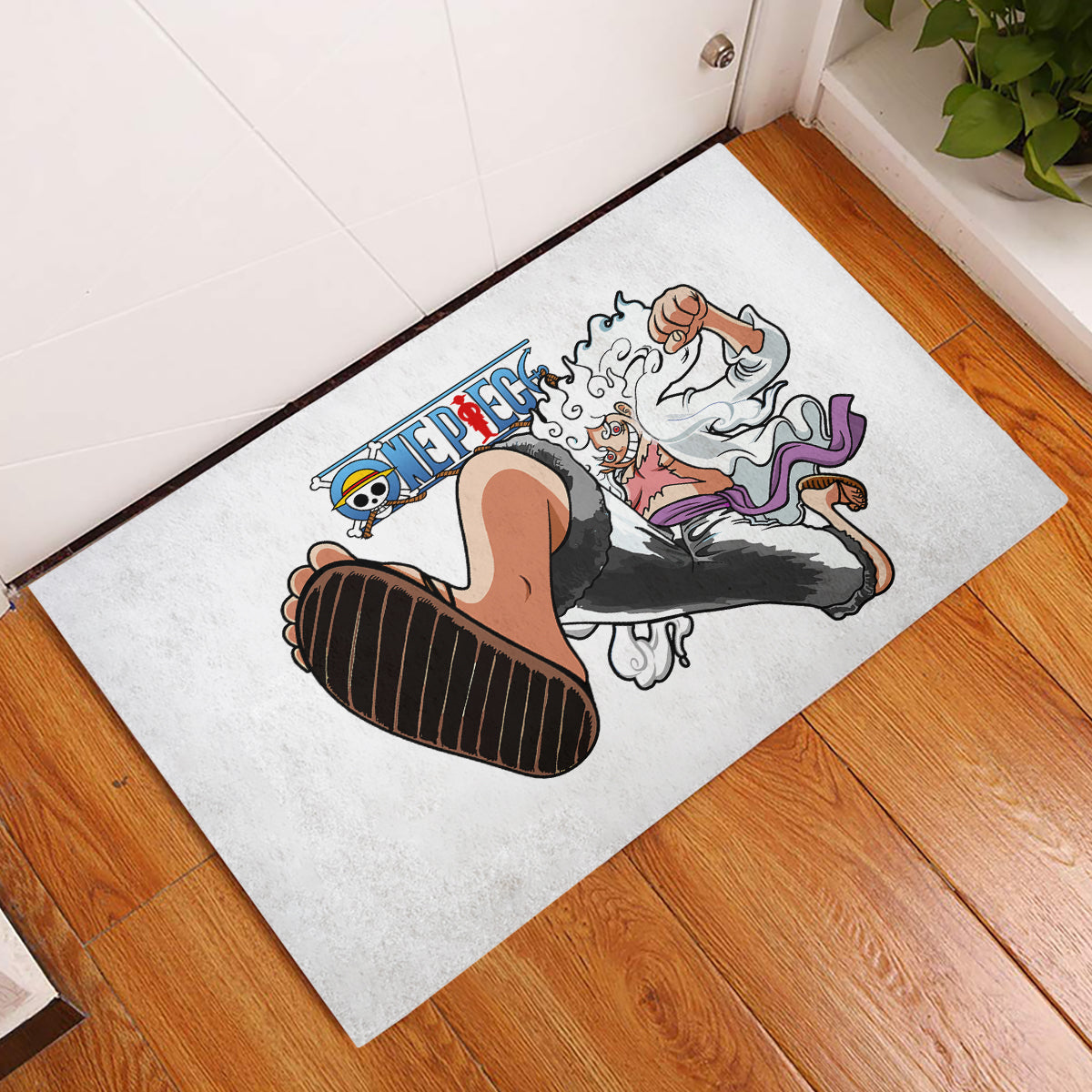 Luffy Gear 5 Nika Rubber Doormat
