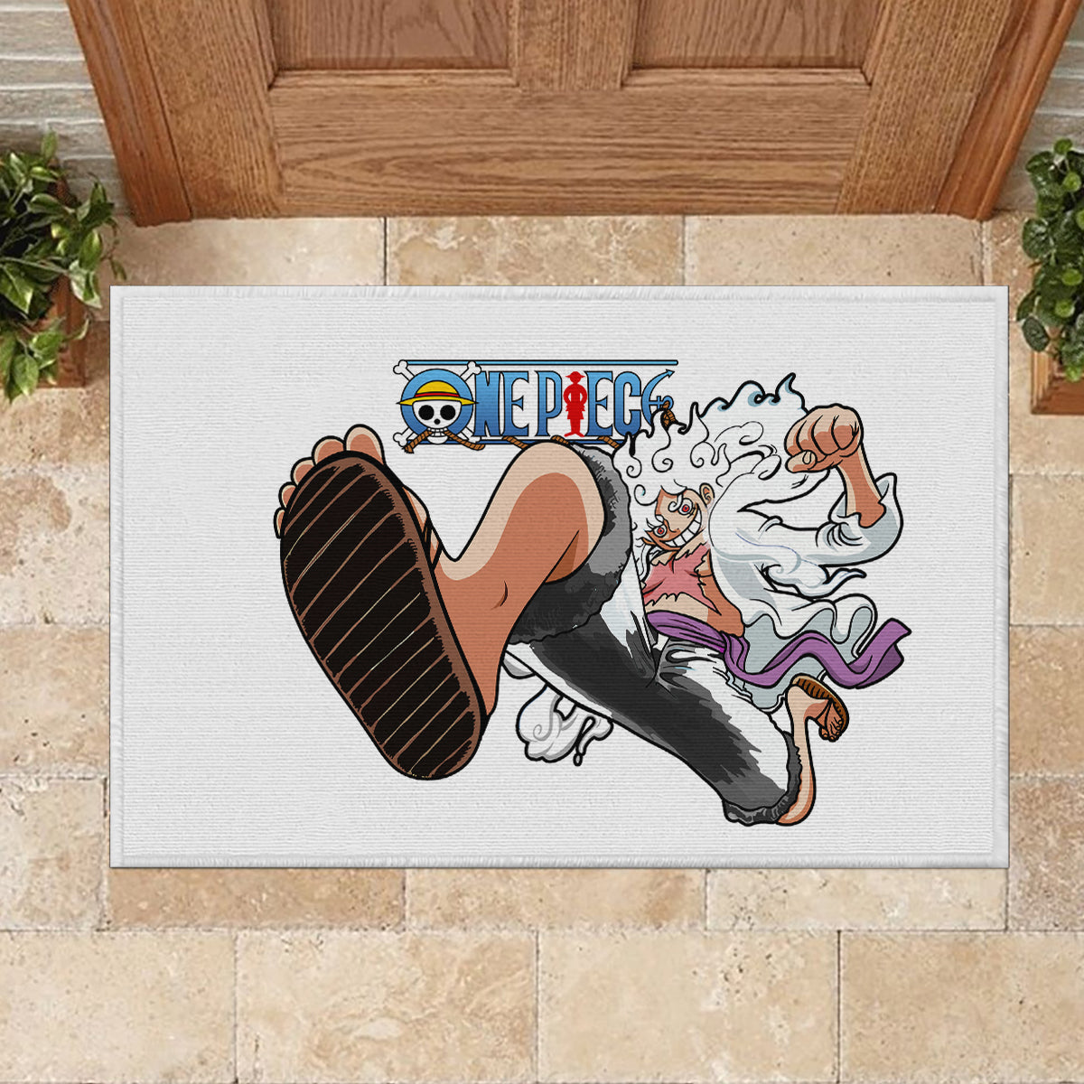 Luffy Gear 5 Nika Rubber Doormat