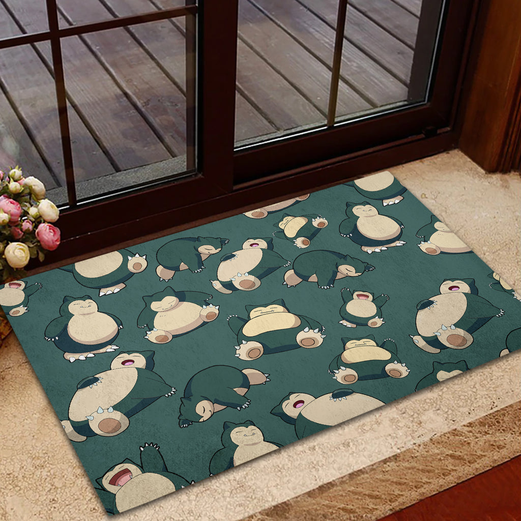 Snorlax Pattern Style Rubber Doormat