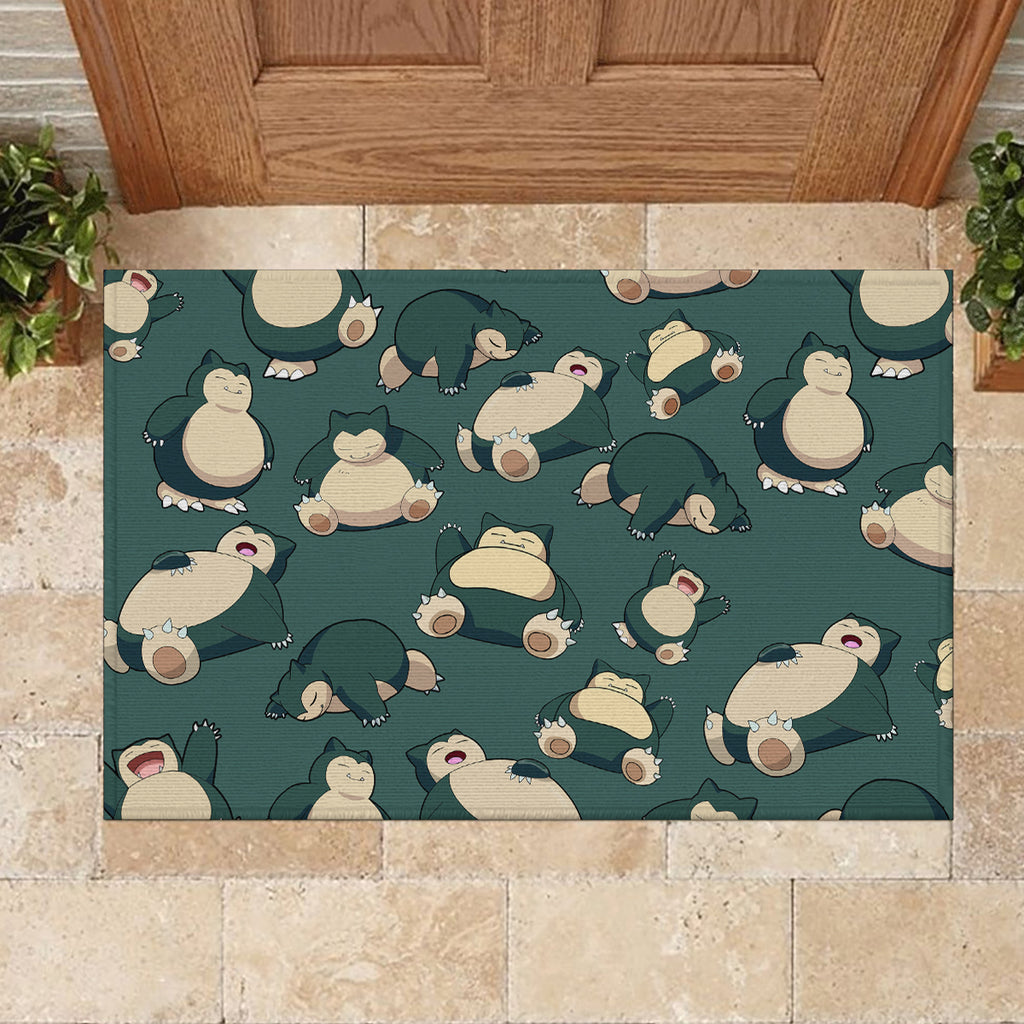 Snorlax Pattern Style Rubber Doormat