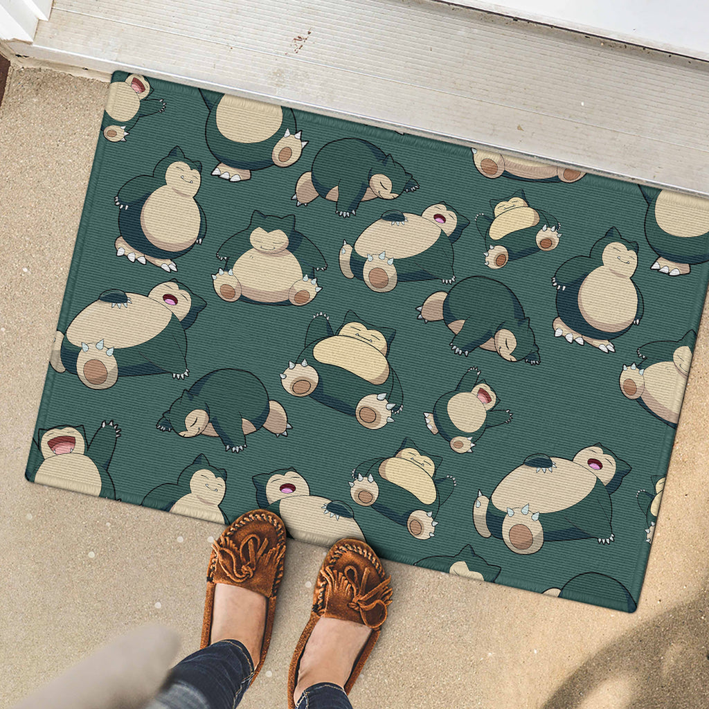 Snorlax Pattern Style Rubber Doormat
