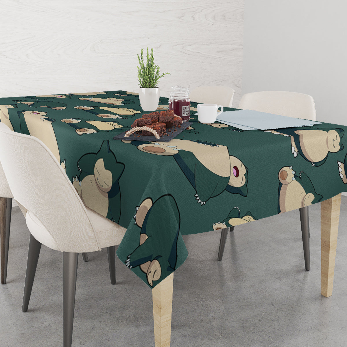 Snorlax Pattern Style Tablecloth