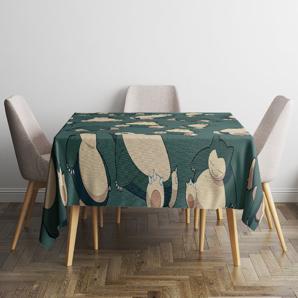 Snorlax Pattern Style Tablecloth