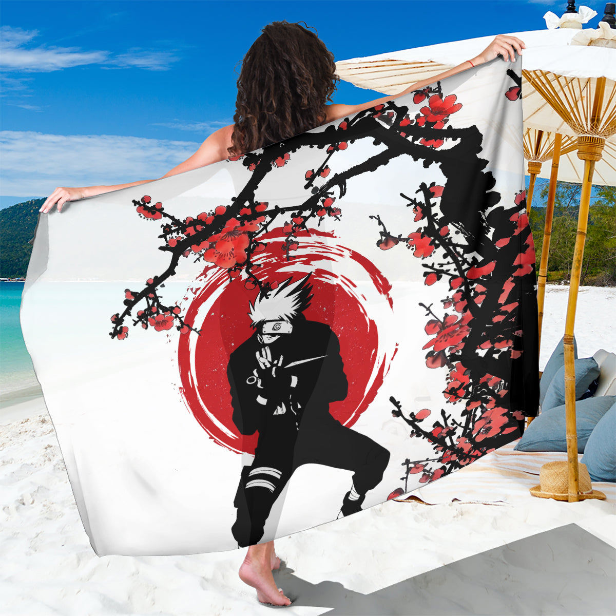 Hatake Kakashi Japan Style Sarong