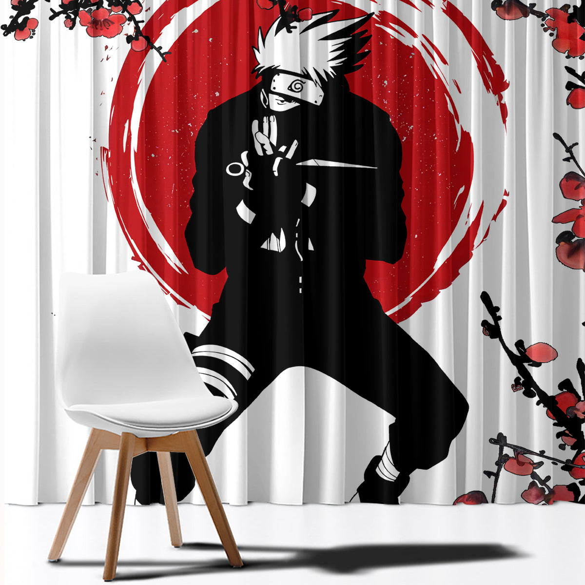 Hatake Kakashi Japan Style Window Curtain