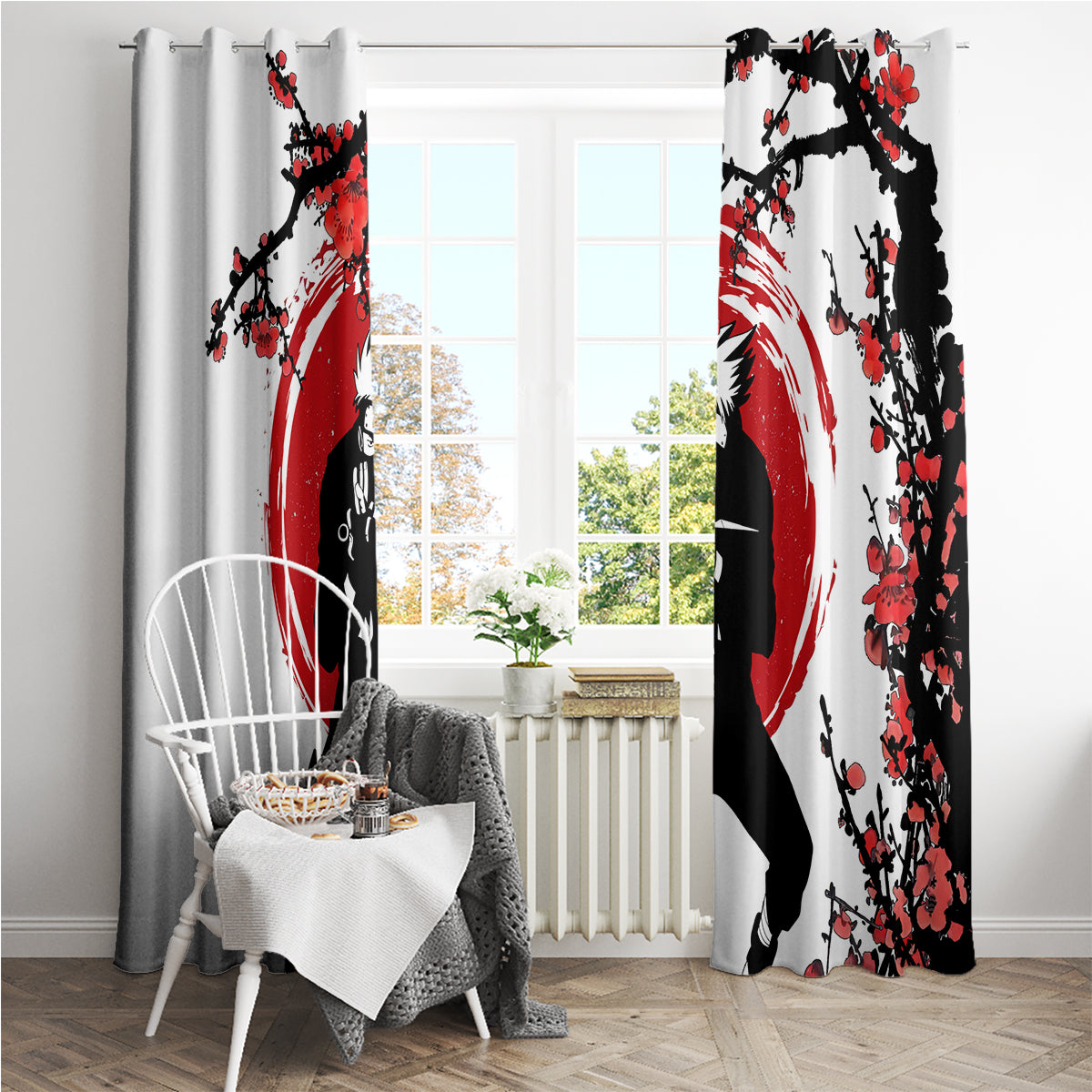 Hatake Kakashi Japan Style Window Curtain