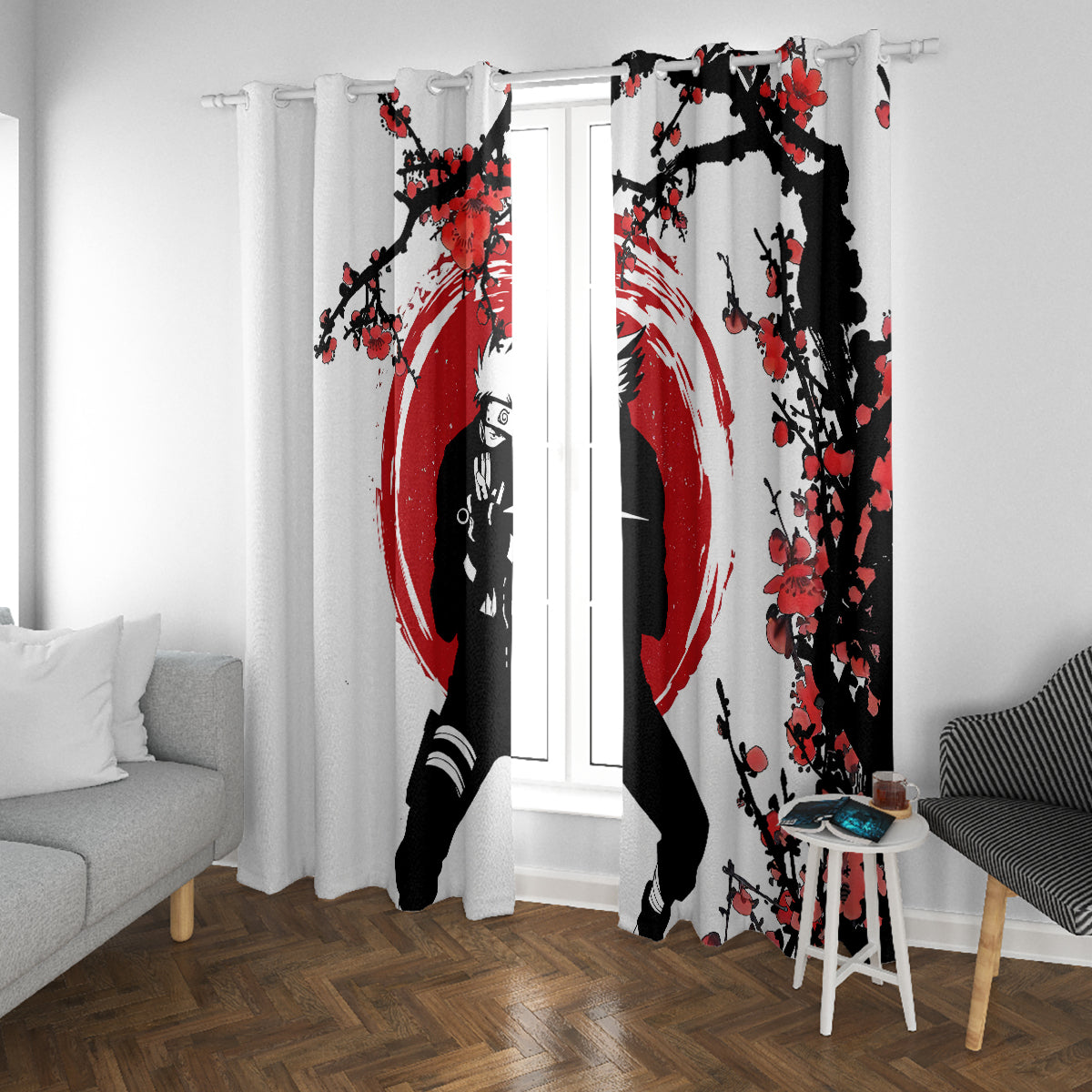 Hatake Kakashi Japan Style Window Curtain
