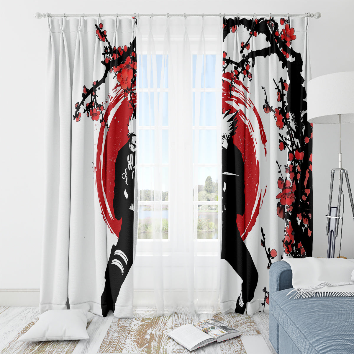 Hatake Kakashi Japan Style Window Curtain