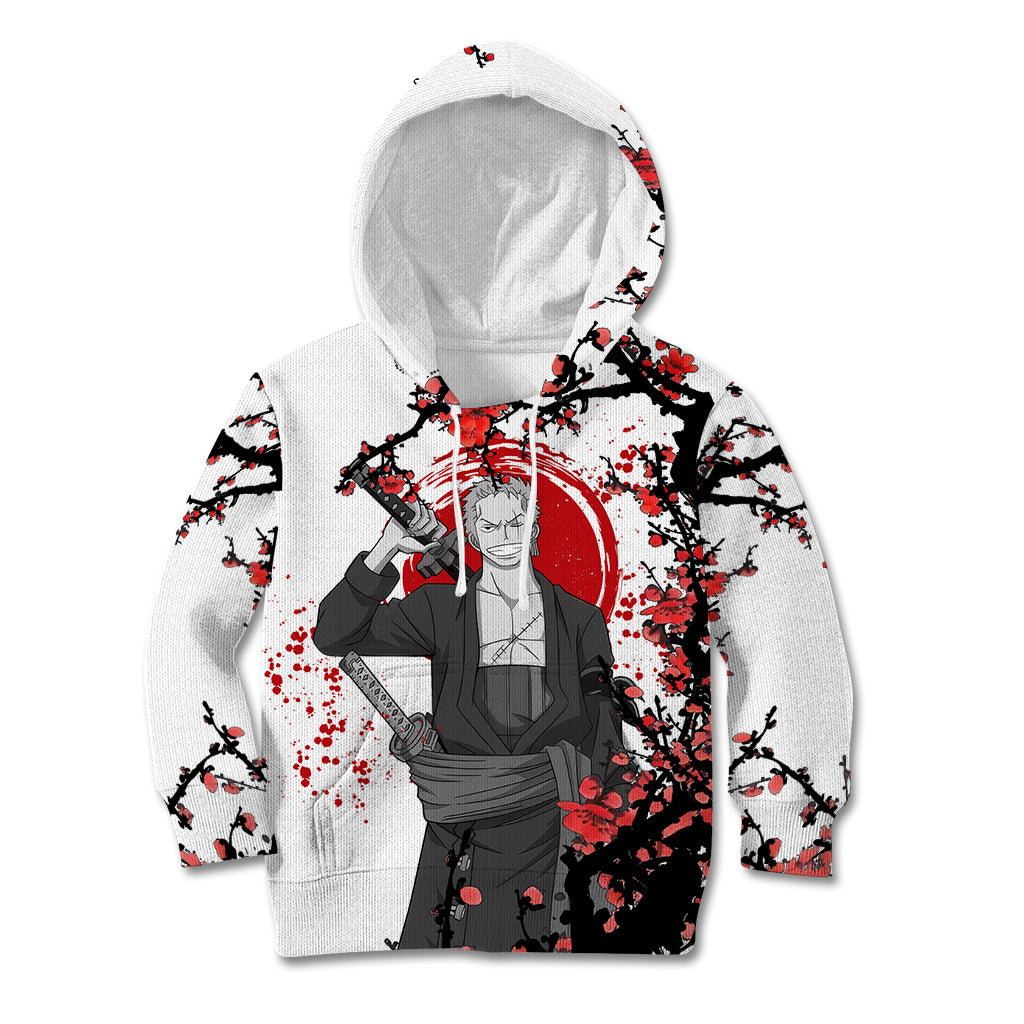 Roronoa Zoro Anime One Piece Japan Style Kid Hoodie