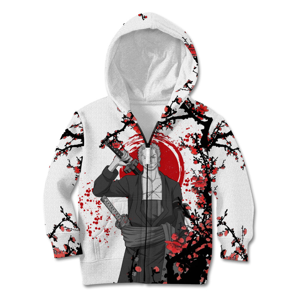 Roronoa Zoro Anime One Piece Japan Style Kid Hoodie