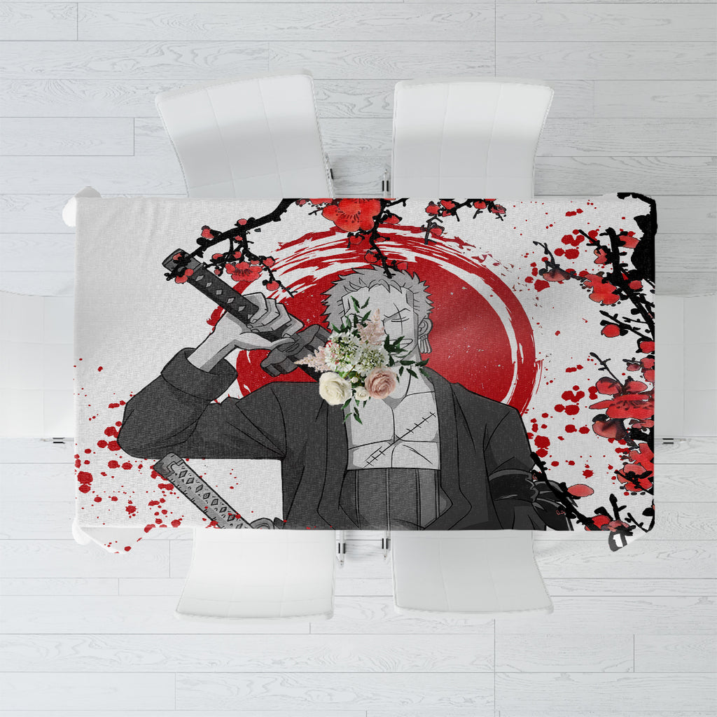Roronoa Zoro Anime One Piece Japan Style Tablecloth