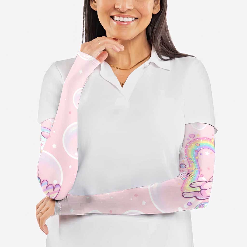 Mew Arm Sleeves Pastel Kawaii Bubble Art