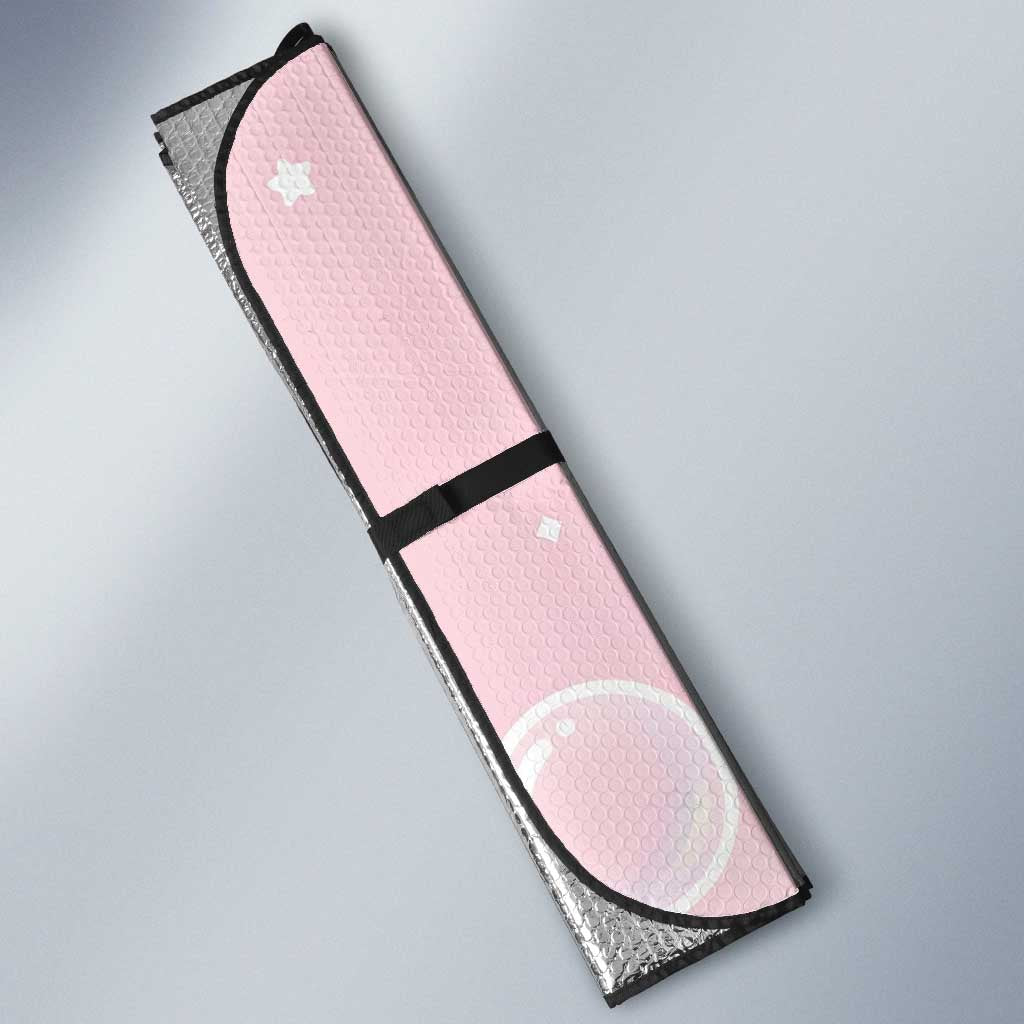 Mew Auto Sun Shade Pastel Kawaii Bubble Art
