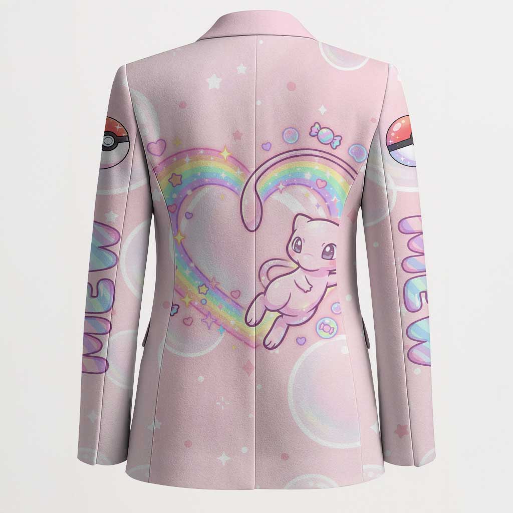 Mew Blazer Pastel Kawaii Bubble Art